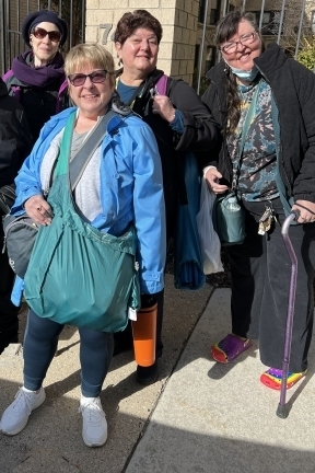 Team Eclipse friends: (from left) Marianne, Ellen, Nancy, Helena